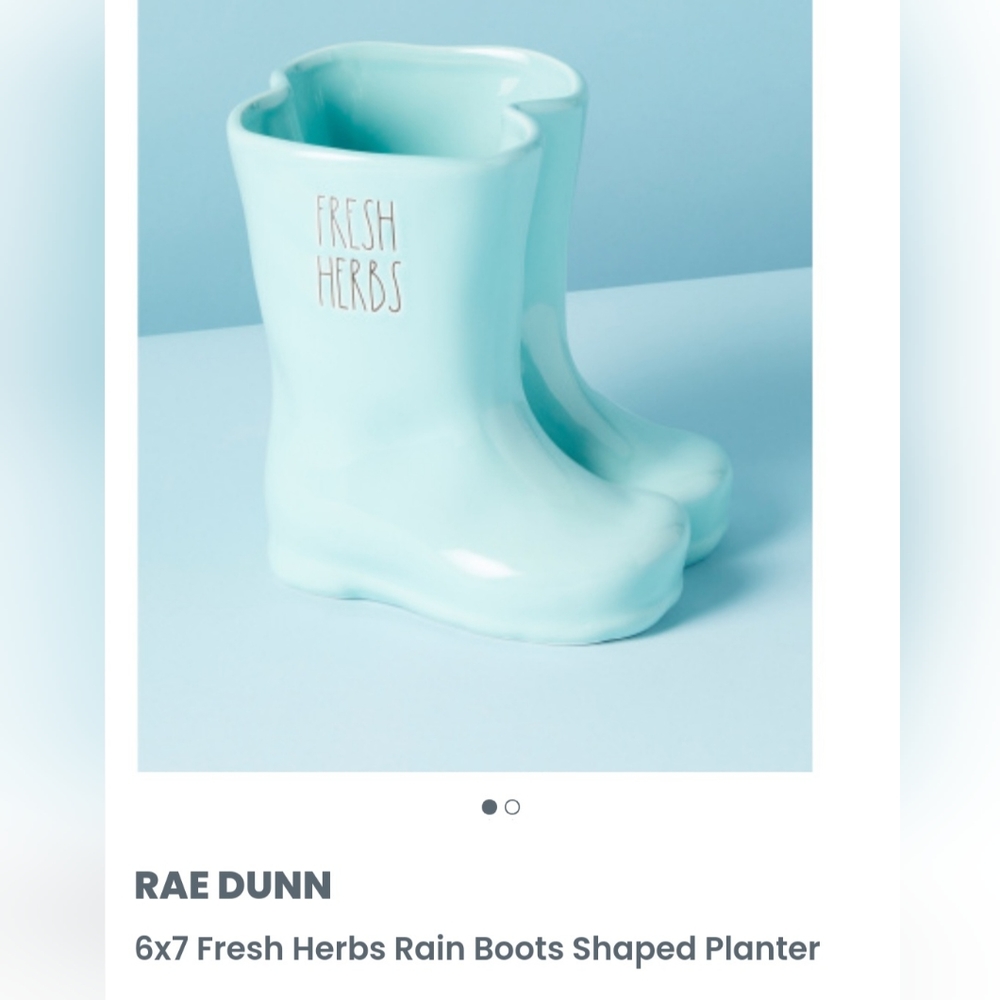 Rae Dunn "Fresh Herbs" Planter